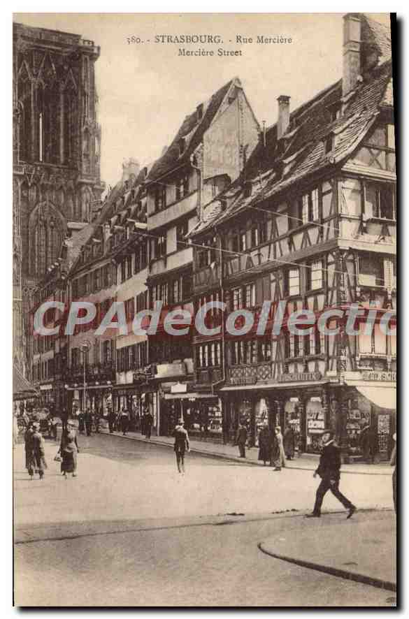 CPA Strasbourg Rue Merciere 