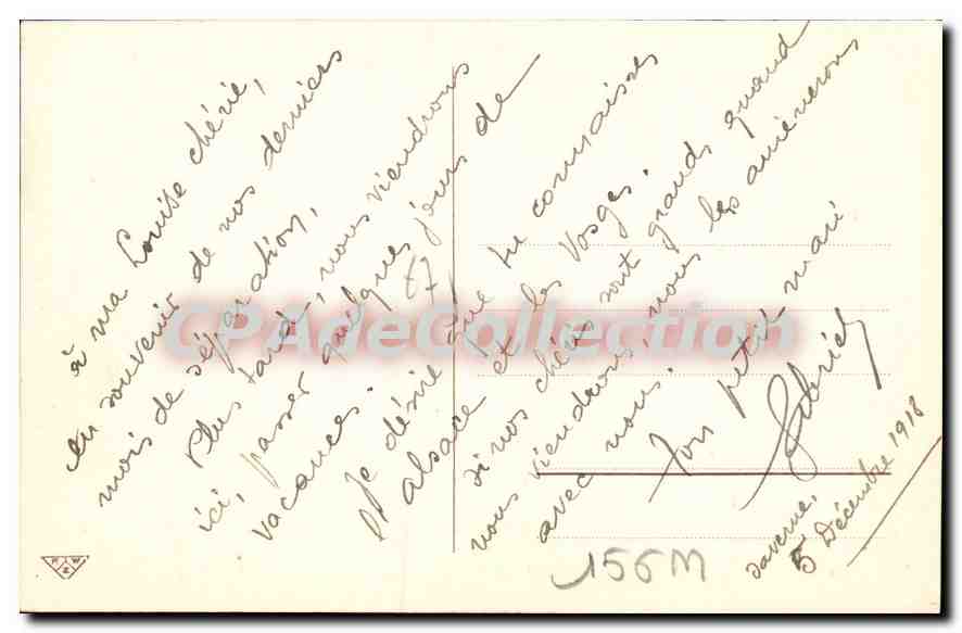 CPA Zabern Saverne Total  — Rückseite