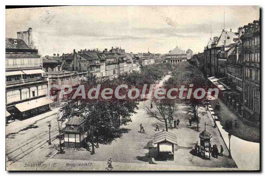 CPA Strassburg IE Brogileplatz 