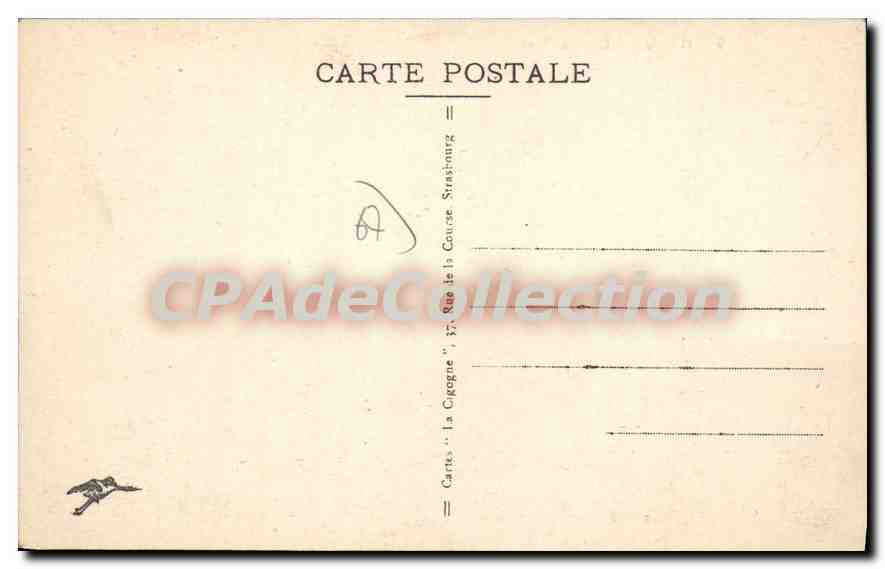 CPA Haguenau La Gare  — Rückseite