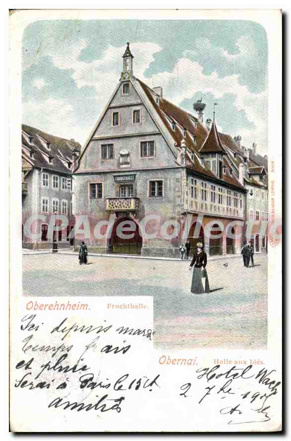 CPA Obernai Halle aux bles 