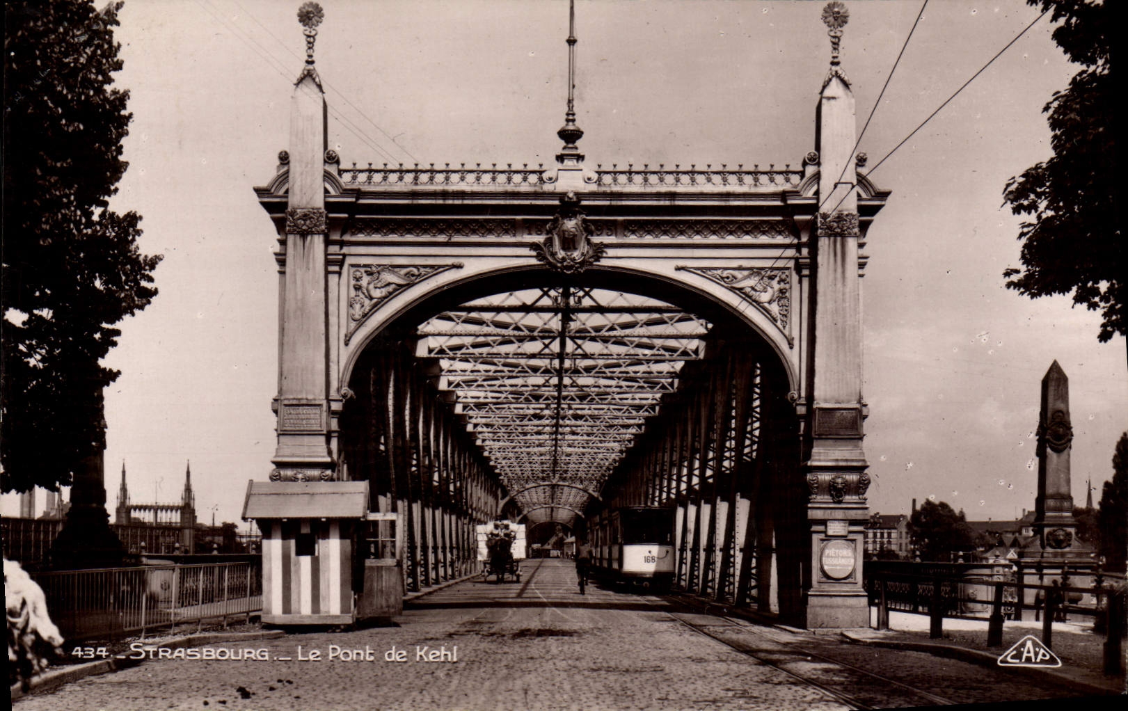 CPA Strasbourg Le Pont de Kehl 