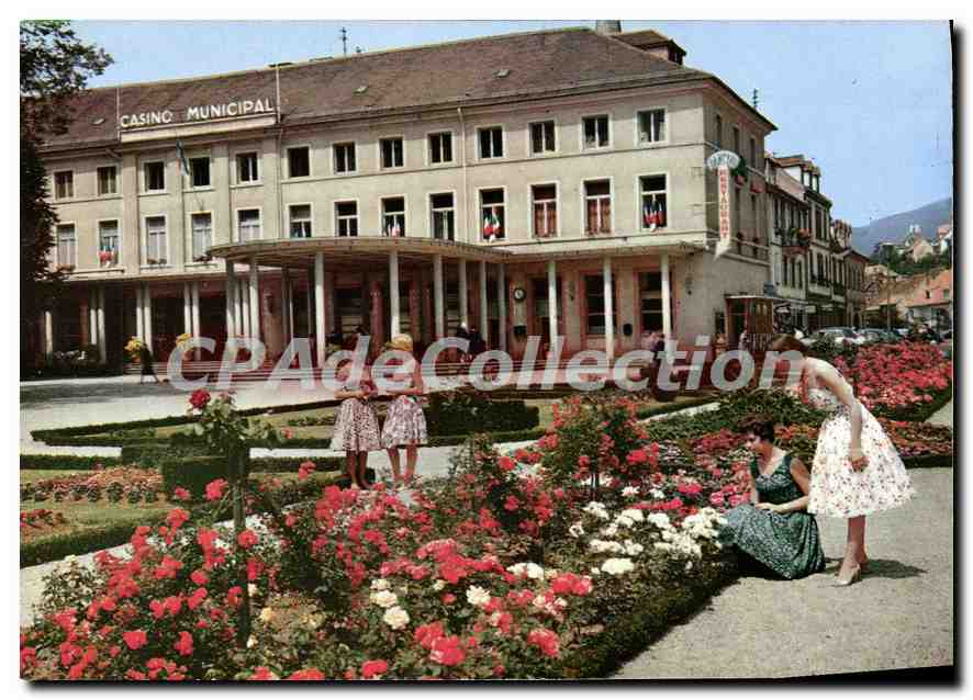 CPSM Niederbronn les bains Bas Rhin Casino Municipal et Source Romaine