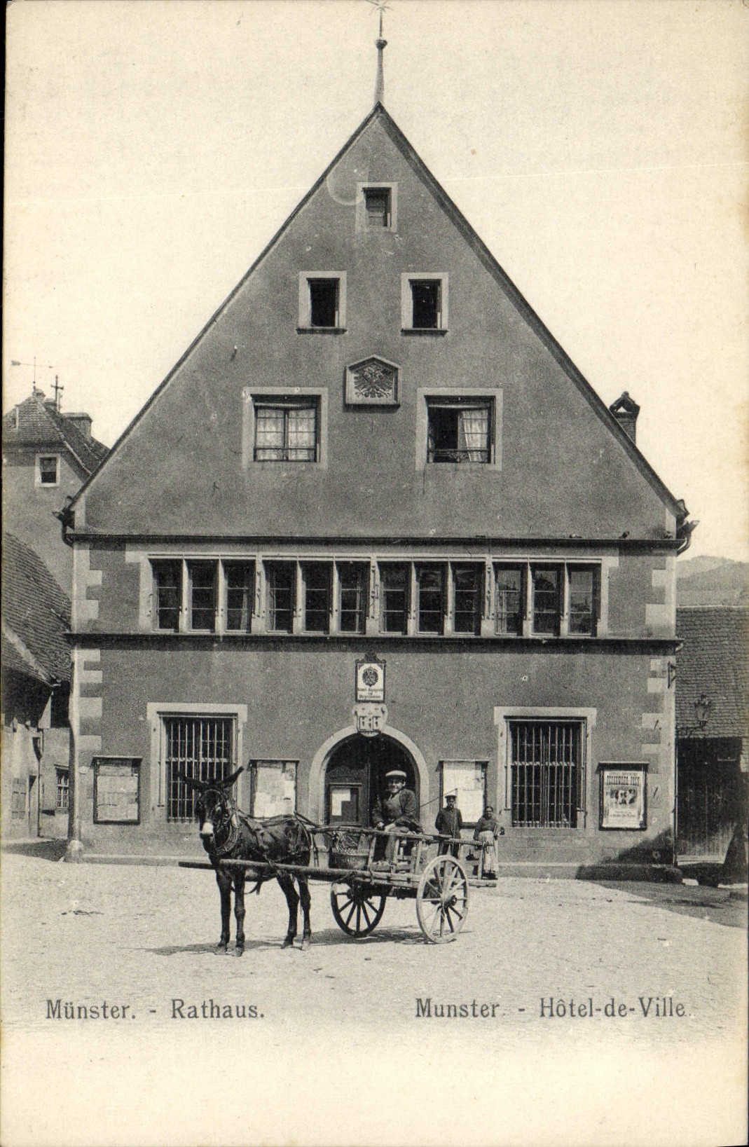 Münster - Town Hall — City Hall — publisher M. A. Martin & Cie, Strasbourg