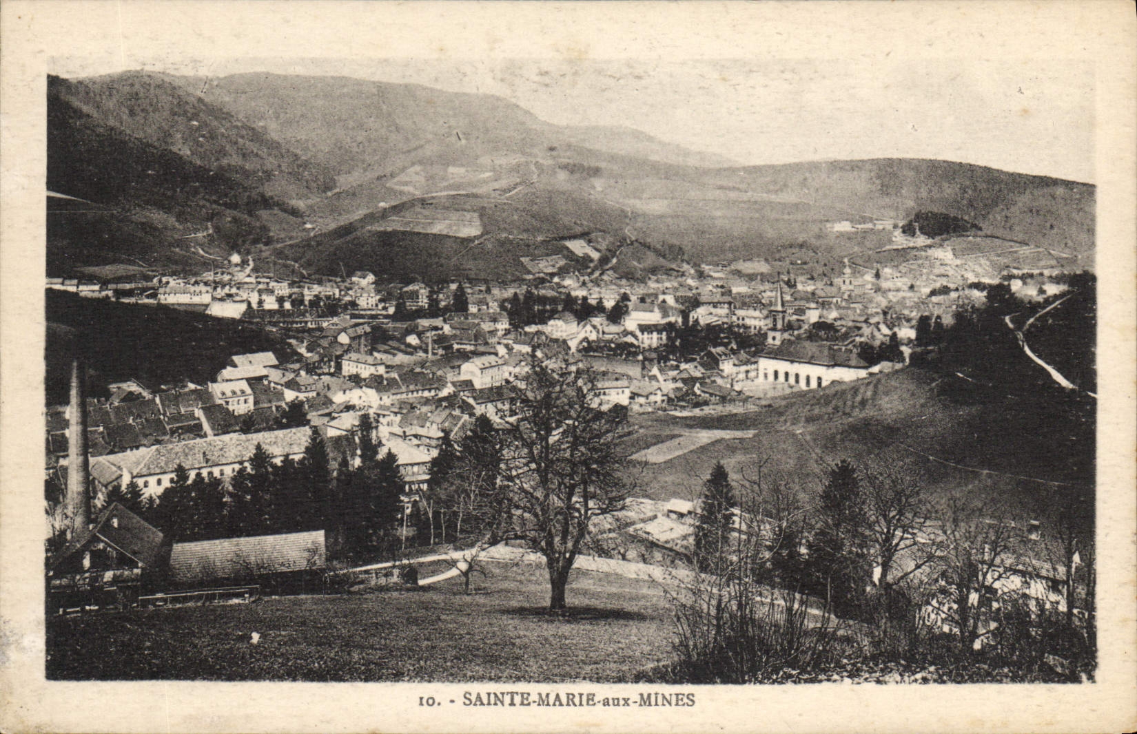 Sainte-Marie-aux-Mines — vue panoramique — éditeur inconnu, n° 10