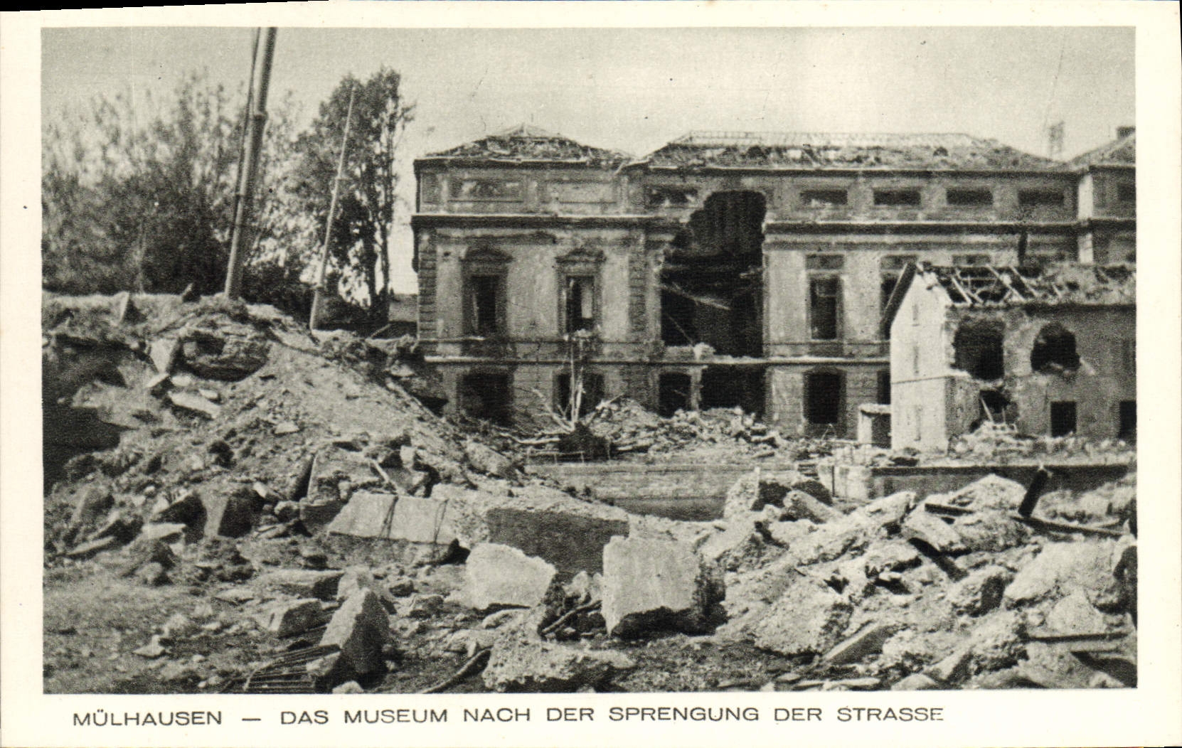 Mülhausen — Das Museum nach der Sprengung der Straße — Braun & Co., Mülhausen, n° 68