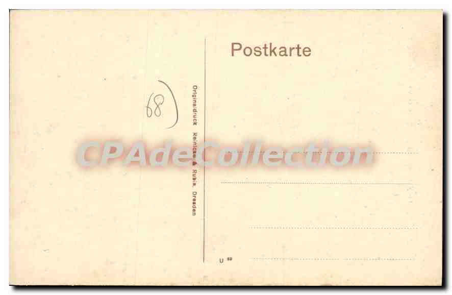 Kaysersberg — Altes Haus und Burg — Verlag Ruhin, Dresden, Nr. 40877 — Rückseite