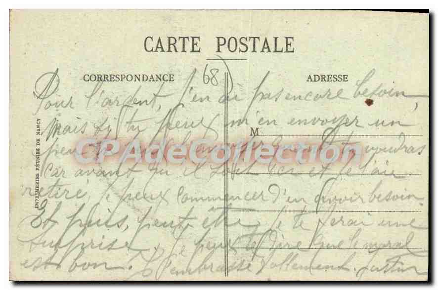 Types d'Alsaciens de la Basse-Alsace — Édition E. Mayer, 49, faub. de France, Belfort — Rückseite