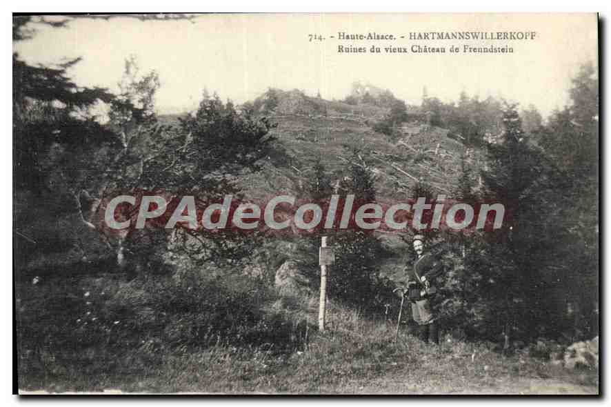 Haute-Alsace - Hartmannswillerkopf - Ruines du vieux Château de Frenndstein