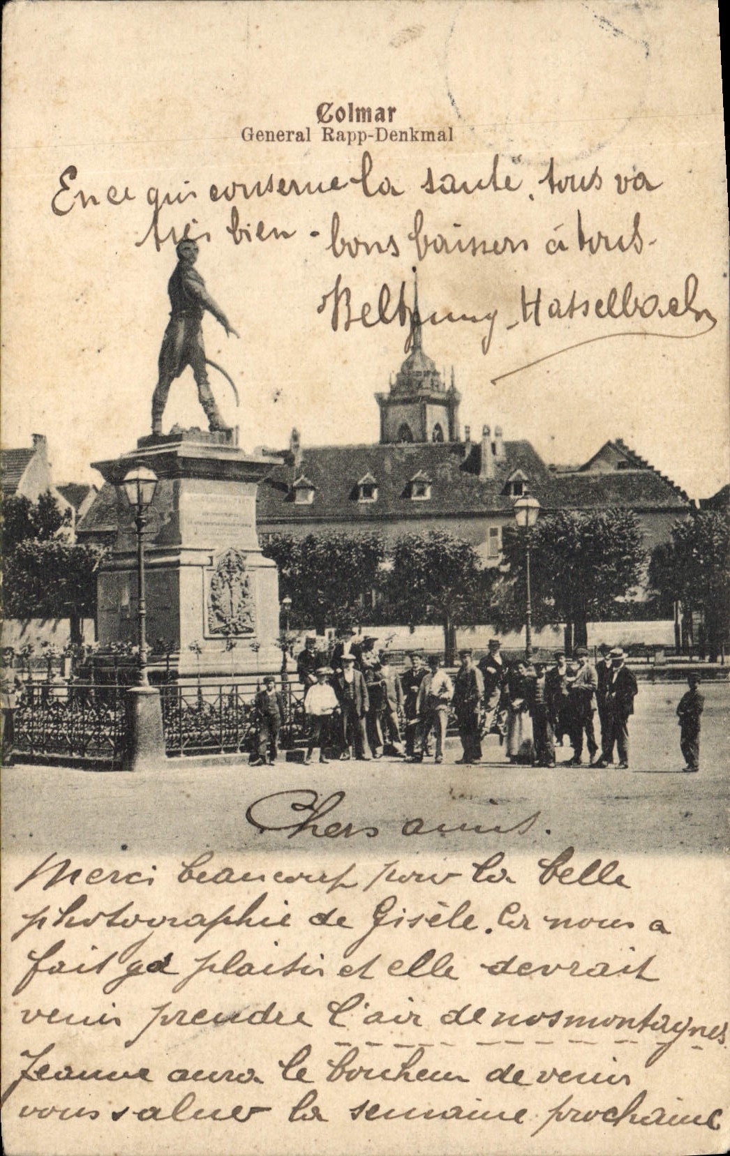 Colmar — Denkmal für General Rapp — Verlag: Künstlerverlag Bruxaure