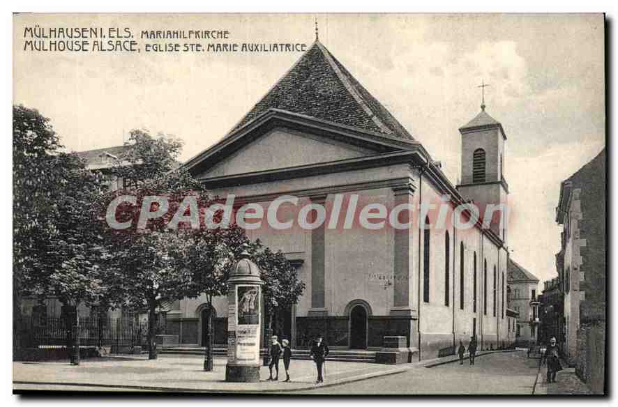 Mülhausen (Alsace) — Église Sainte-Marie-Auxiliatrice — CPAdeCollection