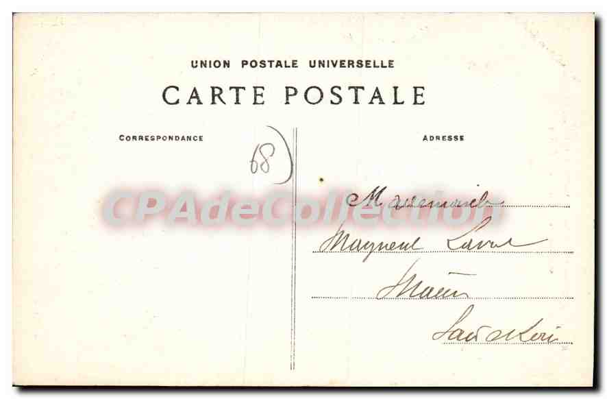 Ballon d'Alsace — Die Jungfrau des Ballon, errichtet 1862 (Höhe 1256 m) — Rückseite