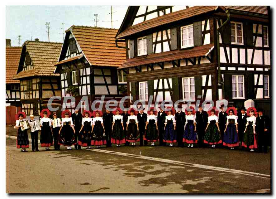 Les Coquelicots de Geispolsheim — Groupe folklorique alsacien — Impression Pierron