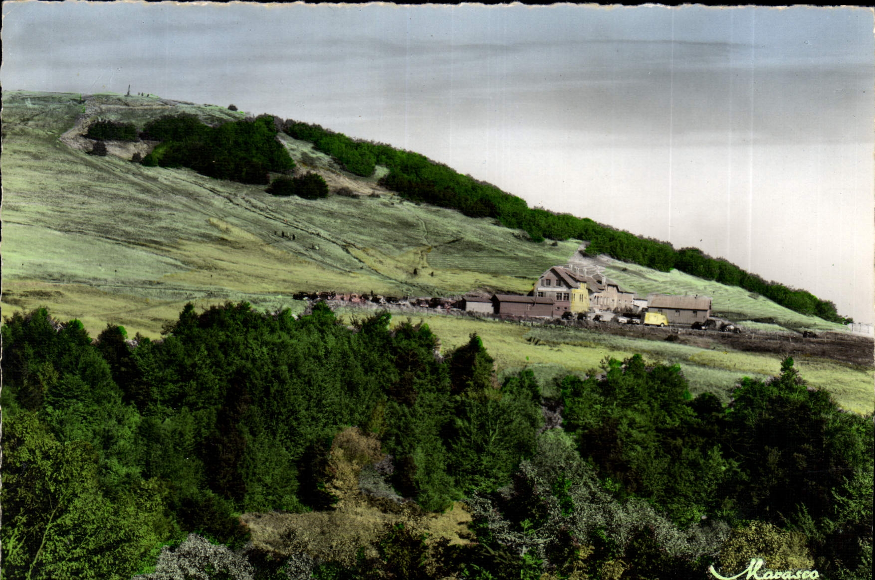 Balloon of Alsace — The Summit and the Brust Farm-Restaurant — Art Edition 'Marasco' Strasbourg