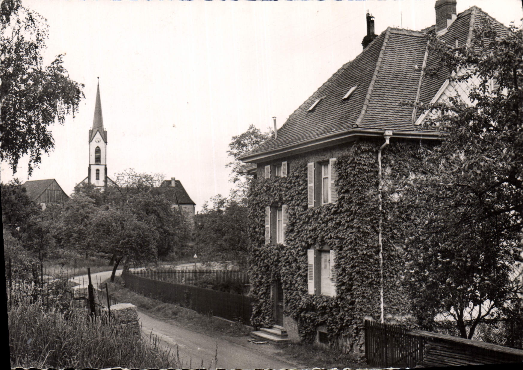 Gunbacher (Haut-Rhin) — Haus des Doktors Schweitzer — Photo F. Rass