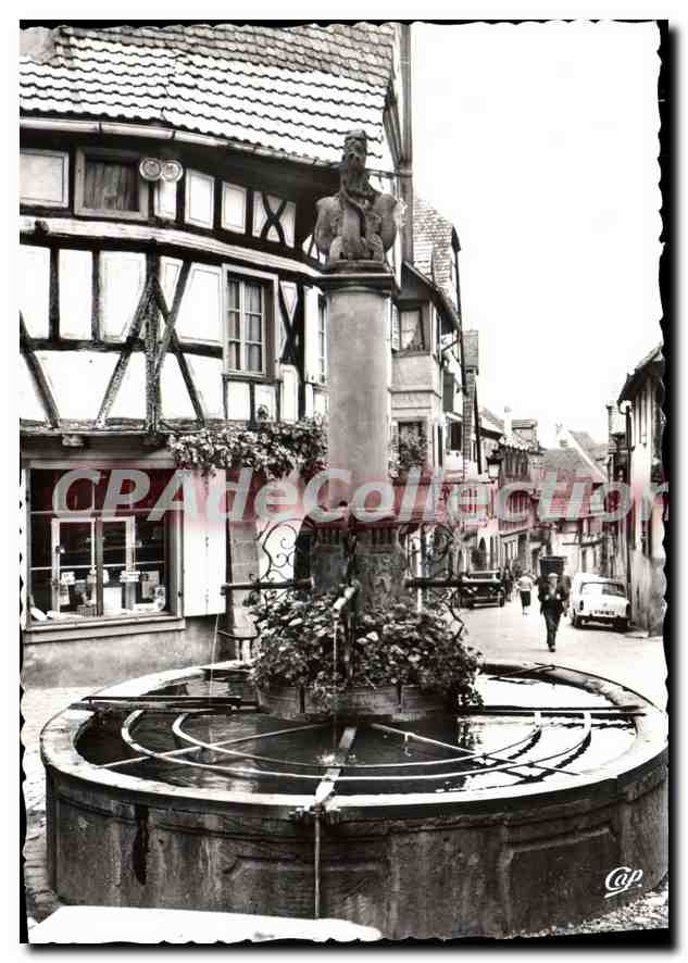 Riquewihr (Haut-Rhin) — Die Fontaine (Sinnbrunnen) — C. A. P. Paris