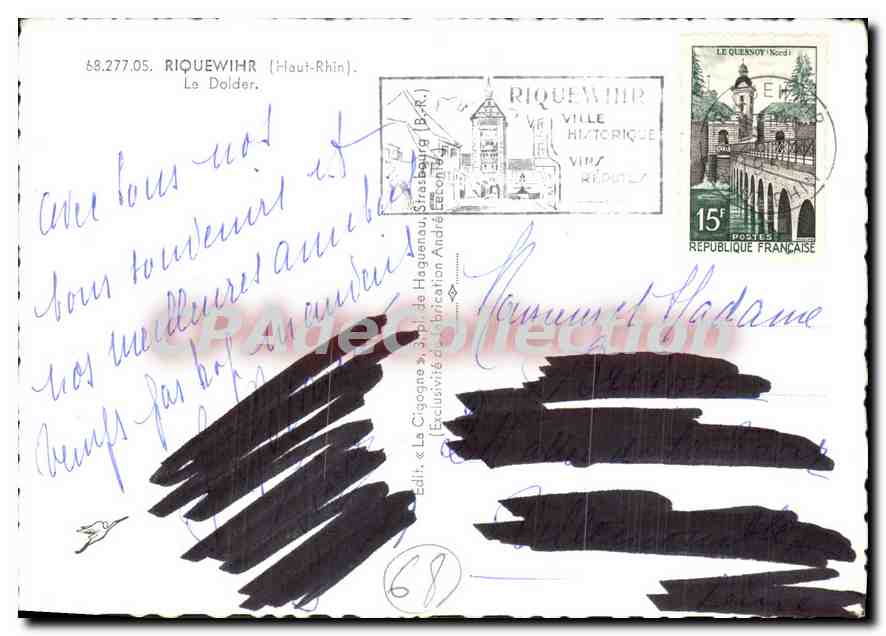 Riquewihr — ville historique — La Cigogne, éditeur André — Reverso