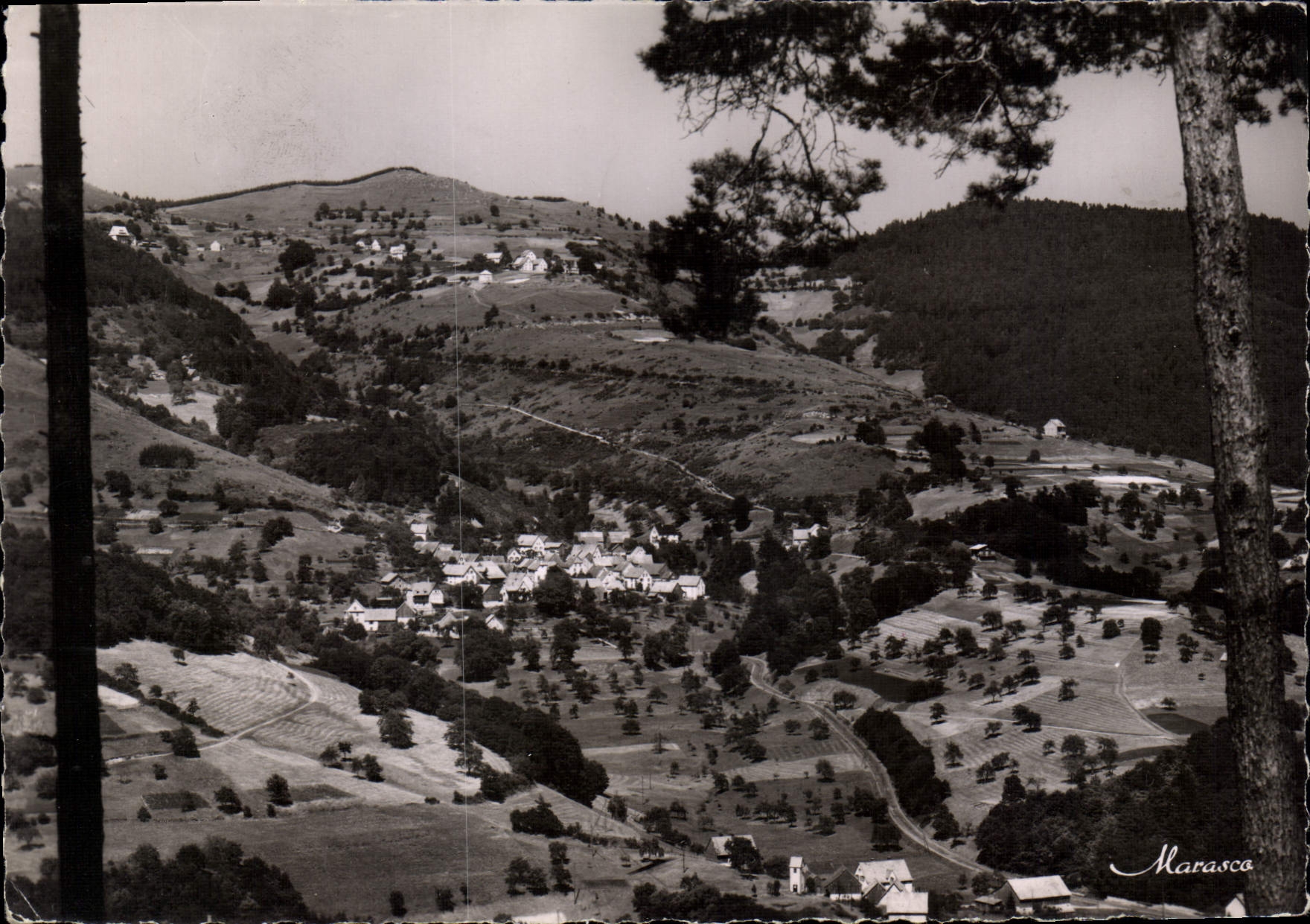 Marasco — Vue sur le village — Édition d'Art 'Marasco'