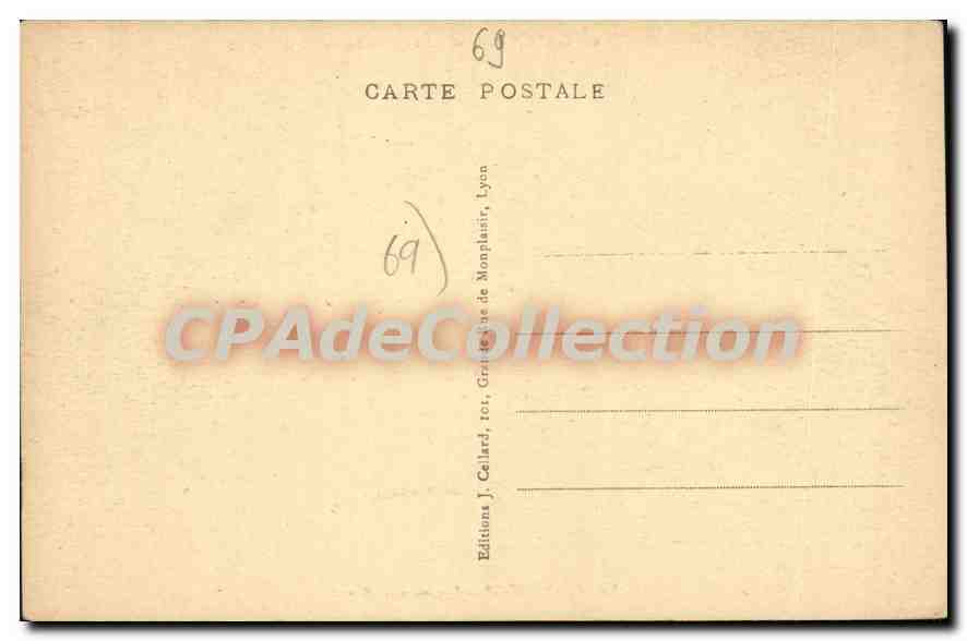 CPA La Martiniere Bureau commercial  — Rückseite