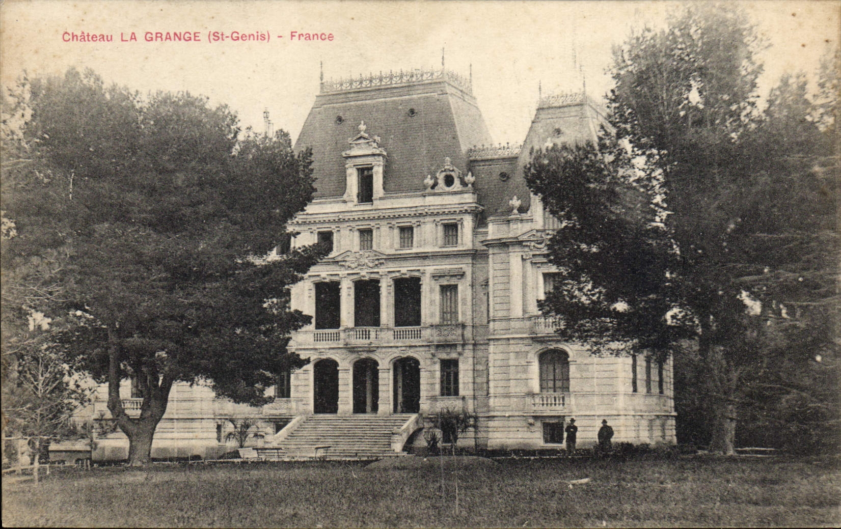 CPA Chateau La Grange St Genis France 
