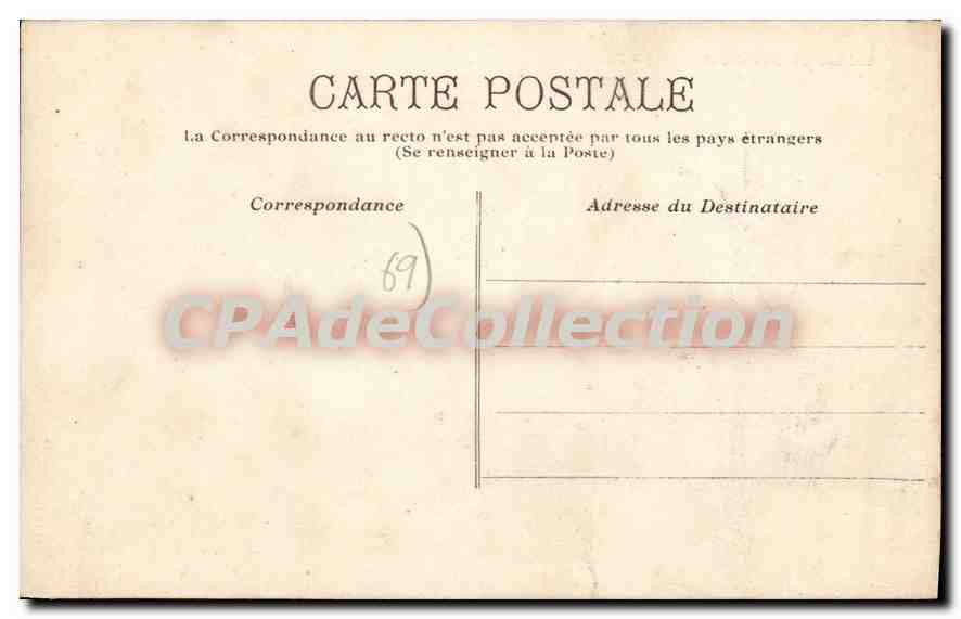 CPA Chateau La Grange St Genis France  — Rückseite