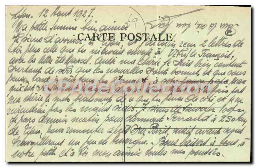 VILLE FRANCHE — Le Monument aux Morts — Sornin edit. — Verso