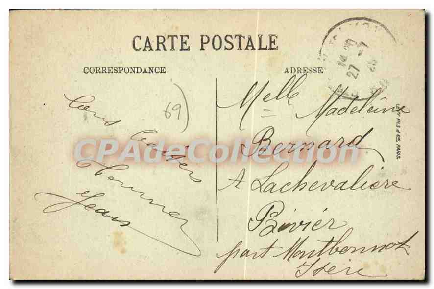 CPA Beaunant Les Aqueducs Romains Vue generale  — Verso