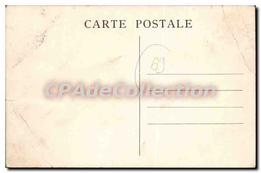 CPA Procure des Missions d'Oceanie Chemin de Choulans Lyon  — Rückseite