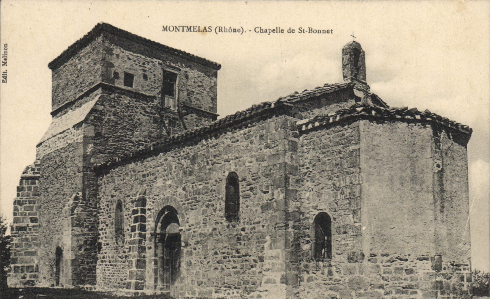 CPA Montmelas Rhone Chapelle de St Bonnet 