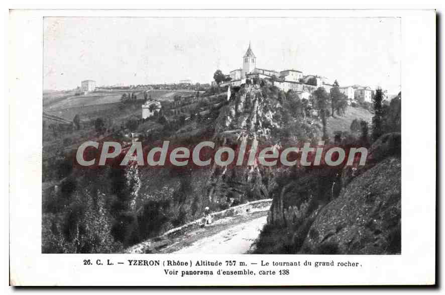 CPA Yzeron Rhone Altitude 757 m 