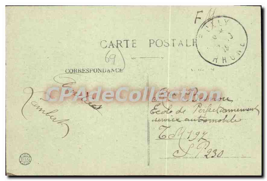 Bully (Rhône) — Le Château — façade Sud-Ouest — Reverso