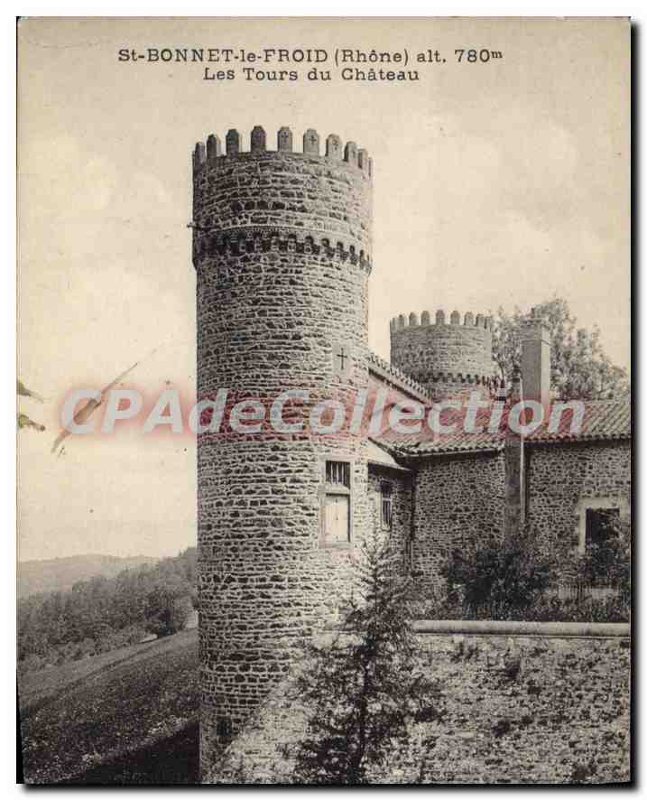St-BONNET-le-FROID (Rhône) — Les Tours du Château — alt. 780m
