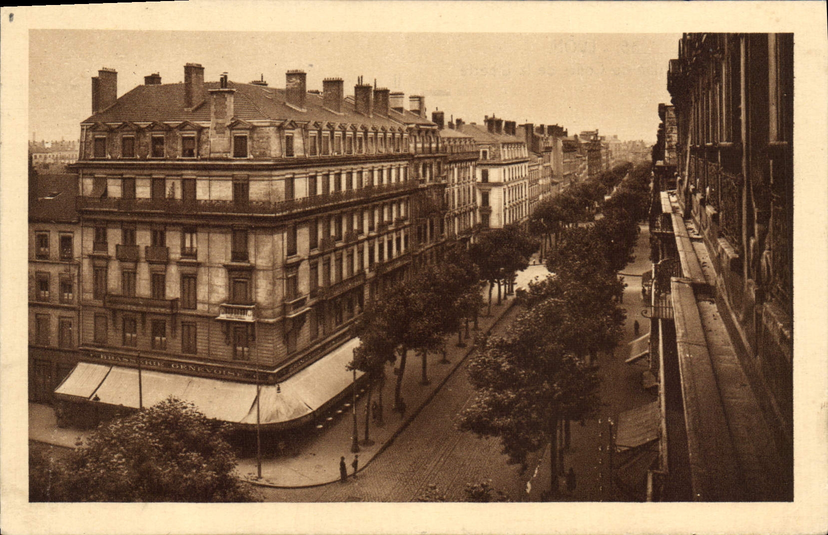 CPA Lyon Perspective du Cours de la Liberie 