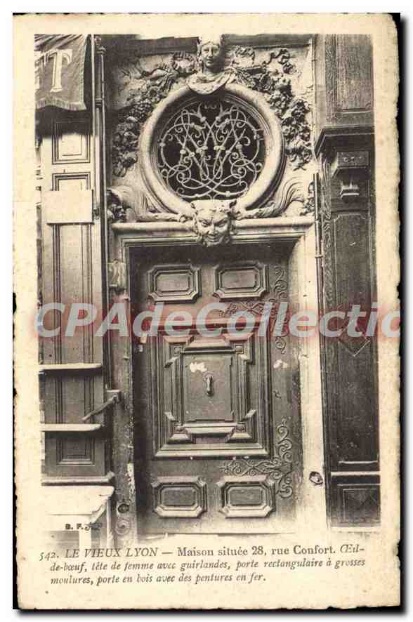 CPA Le Vieux Lyon Maison situee 28 rue Confort 