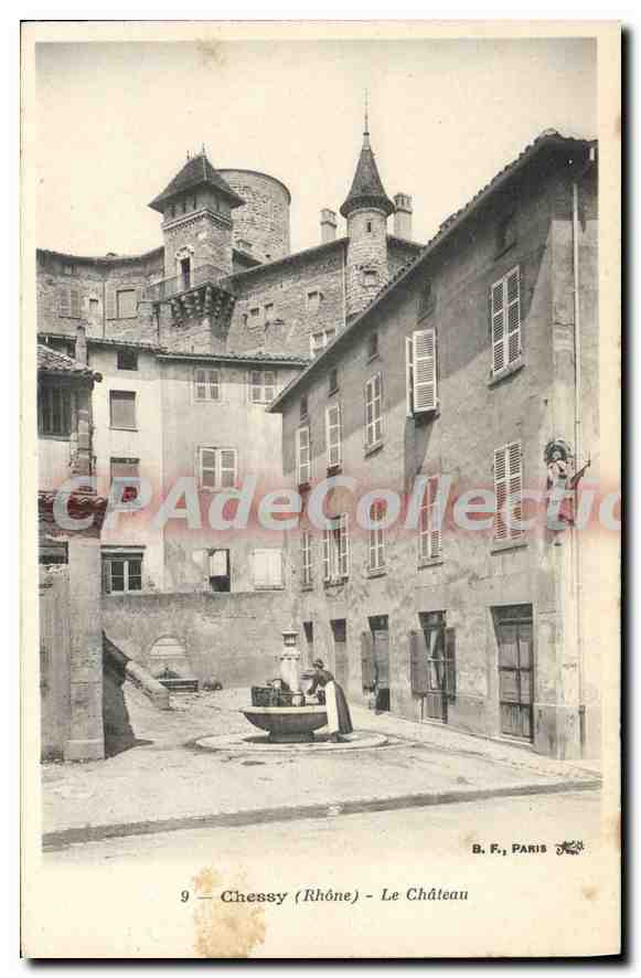 CPA Chessy Rhone Le Chateau 