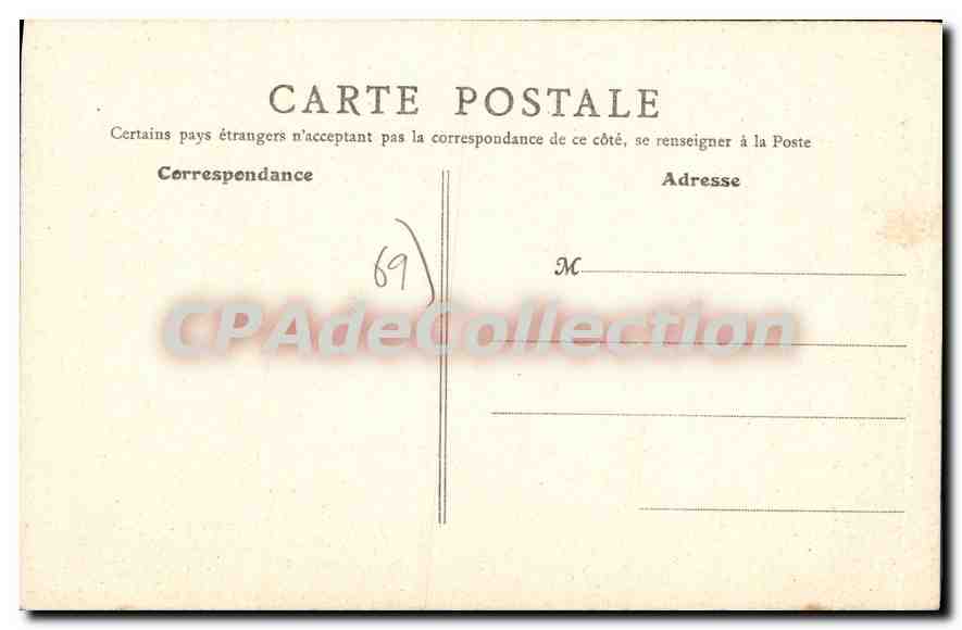 CPA Chessy Rhone Le Chateau  — Verso
