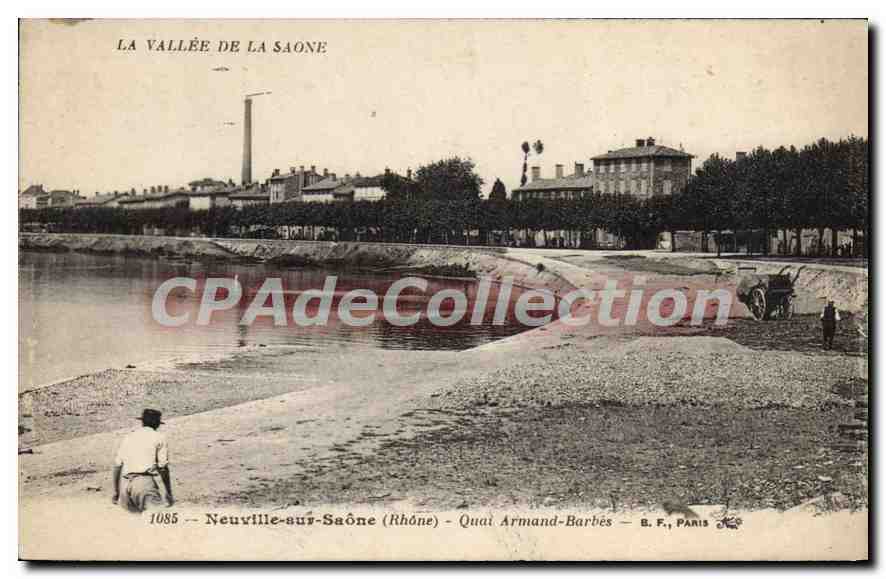 Neuville-sur-Saône (Rhône) — Quai Armand-Barbès — B.F., Paris
