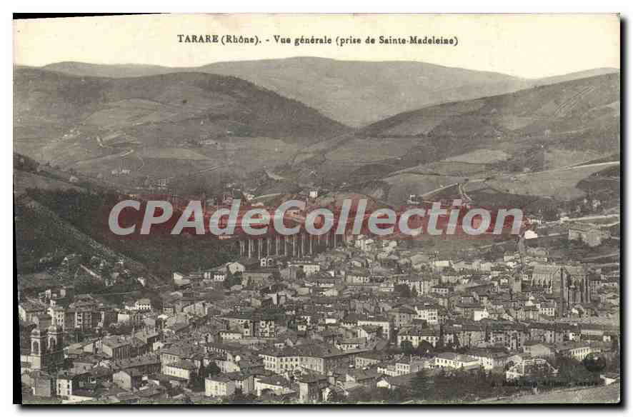 CPA Tarare Rhone Vue generale prise de Sainte Madelaine 