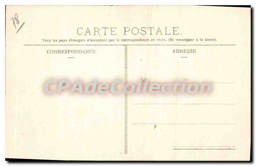 CPA Lyon Perspective de la Rue du President Carnot  — Rückseite