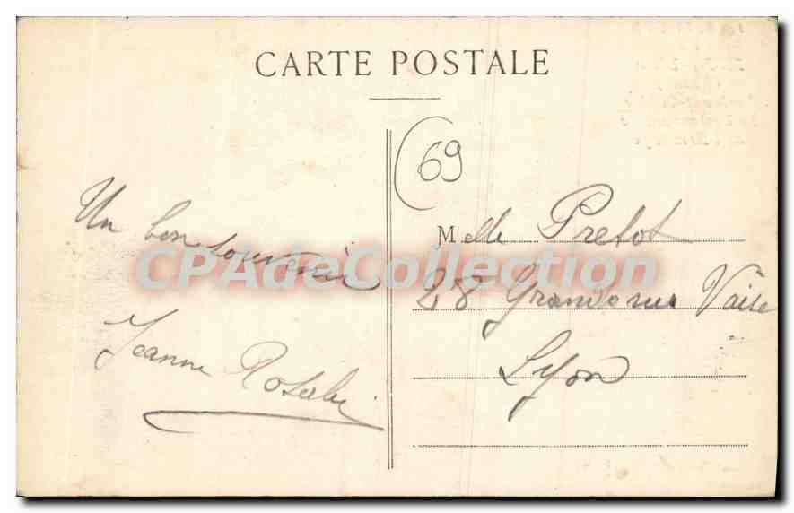 CPA St Cyr au Mont d'or Rhone Le Mont Cindre  — Verso