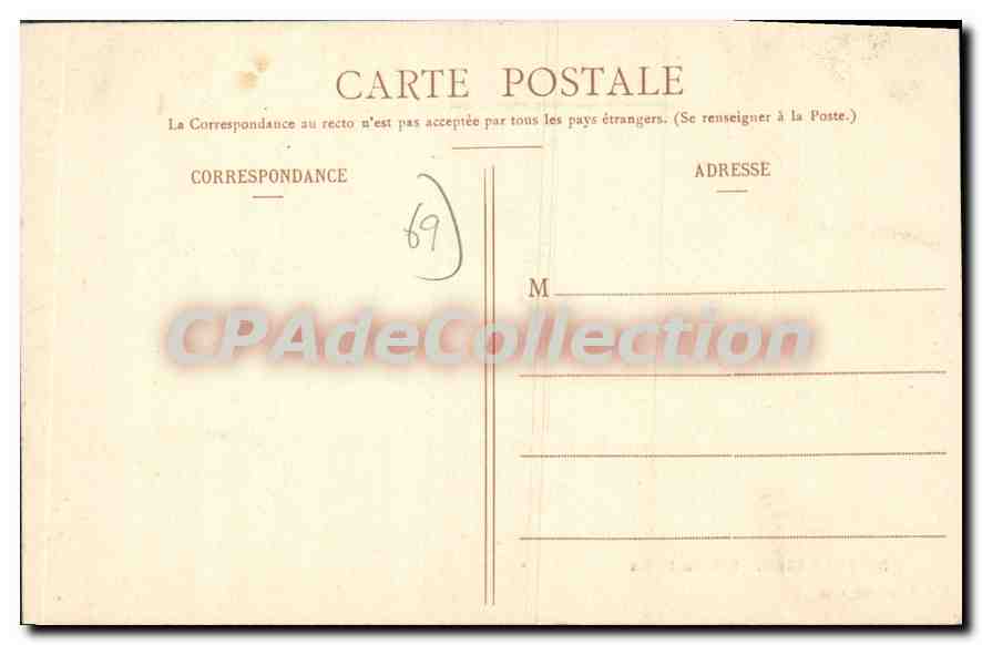 CPA Musee de Lyon Salle des Emaux  — Rückseite