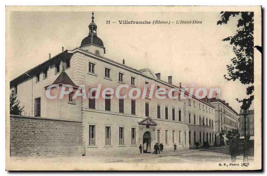 Villefranche (Rhône) — L'Hôtel-Dieu — B. F., Paris, n°21