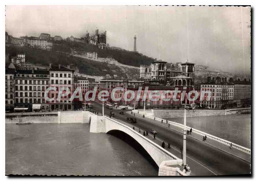 Pont de Fourvière et Colline de Fourvière — Lyon — Photographie J. Cellard