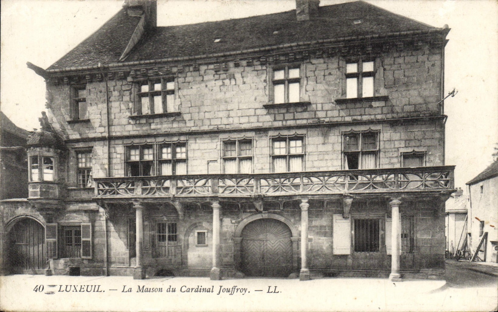 LUXEUIL — Das Haus des Kardinals Jouffroy — LL.