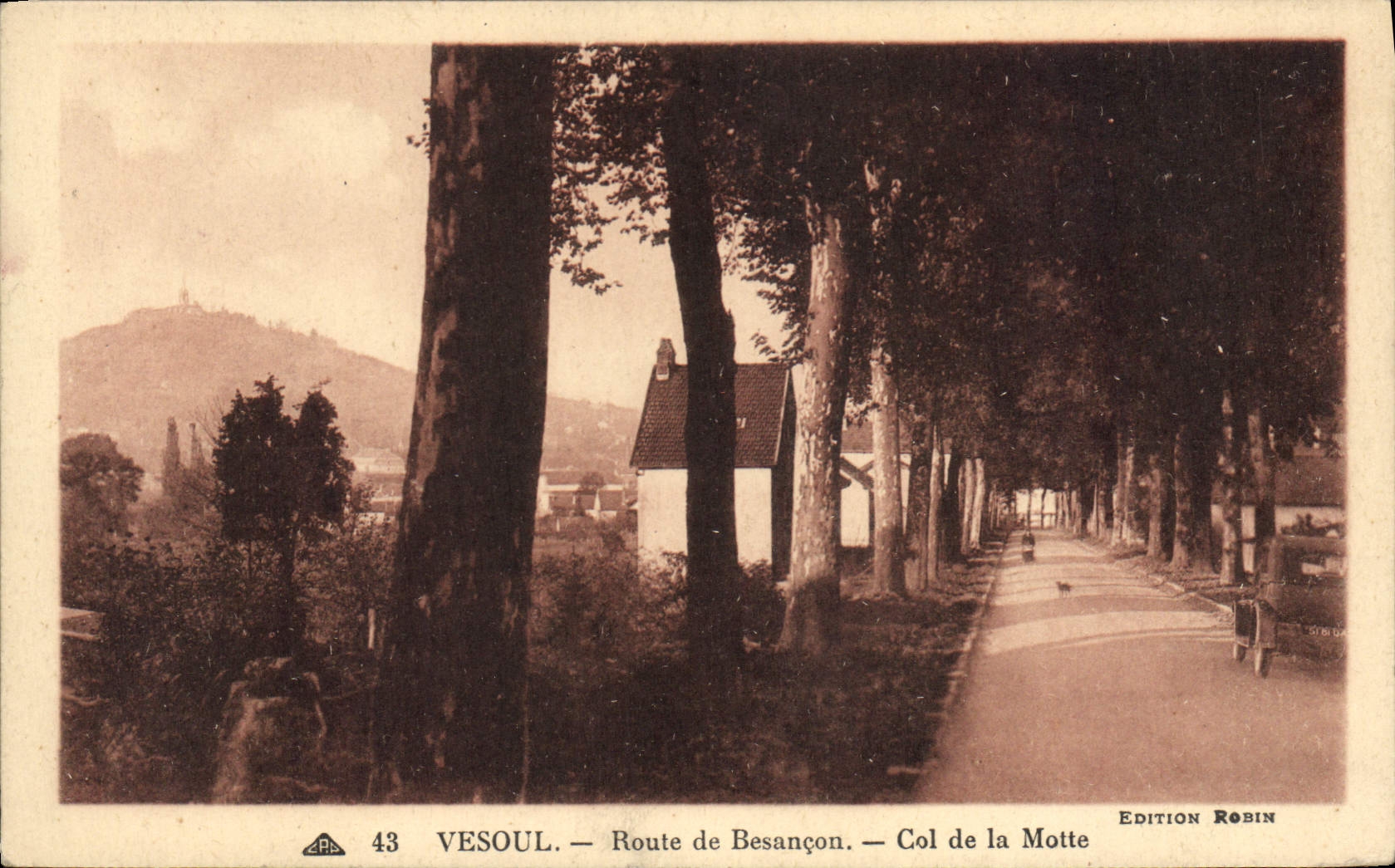 Vesoul — Route de Besançon — Col de la Motte — Édition Robin