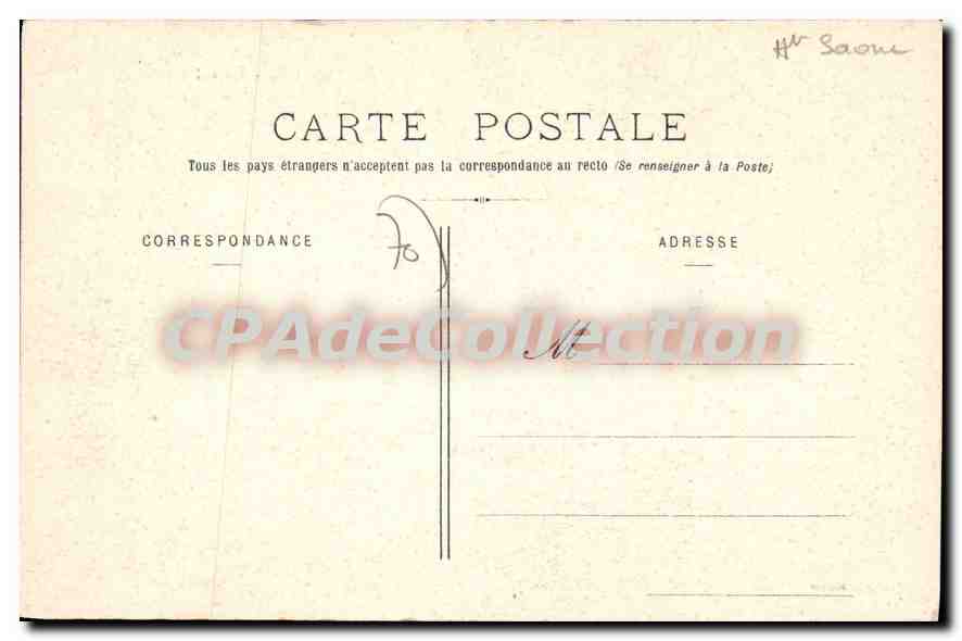 LUXEUIL - Hôpital Grammont — CPAdeCollection — Verso