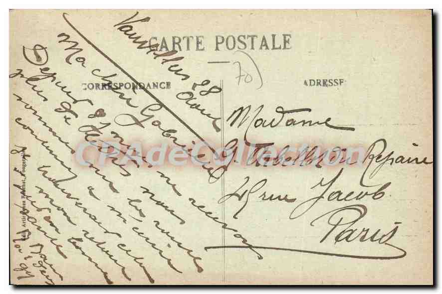 Vauvillers - L'Hôtel de Ville - Le Monument — La Haute-Saône Illustrée, n°1 — Rückseite