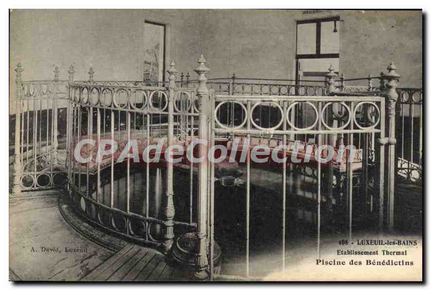 Piscine des Bénédictins — Etablissement Thermal — A. David, Luxeuil