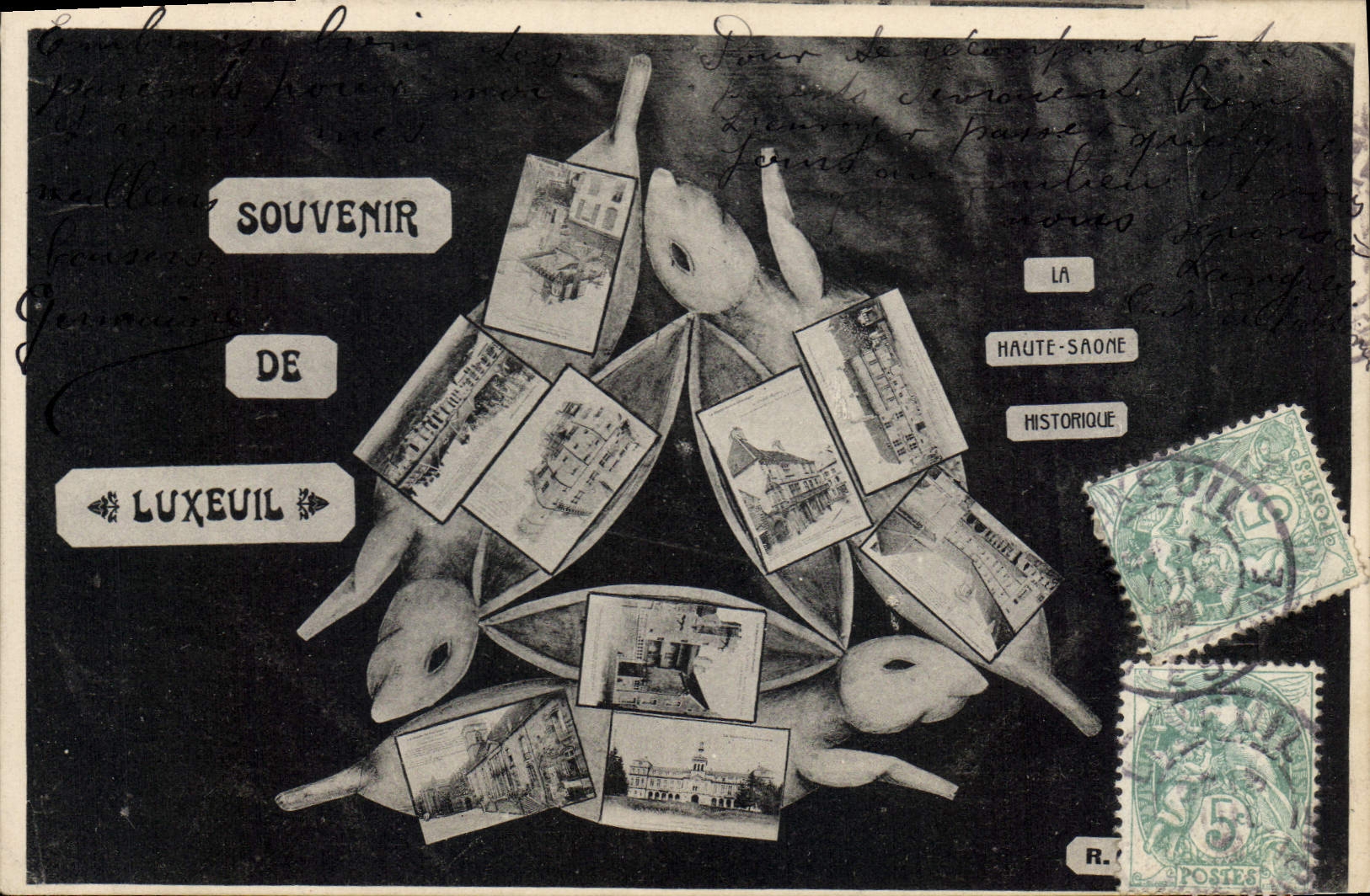 Luxeuil — Souvenir de la Haute-Saône historique — éditeur inconnu, n° de série non visible