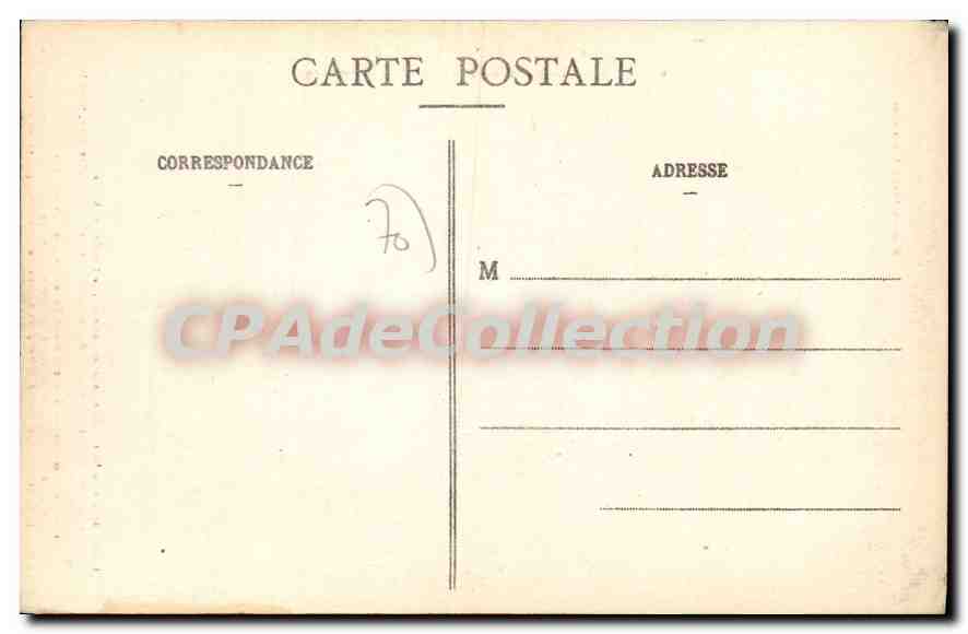 CPA Lure Hotel de la Sous Prefecture 1770 1789  — Rückseite